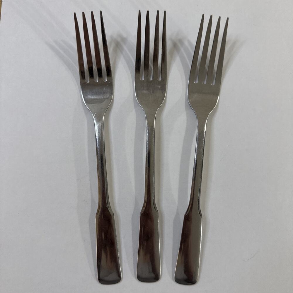 3 Dinner Forks - American Ballad - Oneida WM A Rogers Friendship - Flatware